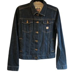 Carhartt Women’s Dark Denim Jean Jacket Size M